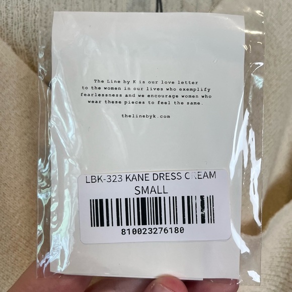 NWT The Line by K Kane Rib Knit Midi Dress in Ivory Size Small - Picture 11 of 11